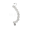 Rhinestone Cuff Earrings for Girl Women Gift EJEW-B042-06P-A-2