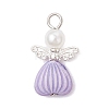 ABS Plastic Imitation Pearl Beads Pendants PALLOY-JF04125-3