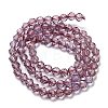 Transparent Glass Beads Strands GLAA-A014-03K-2