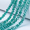 Electroplate Glass Beads Strands EGLA-A034-T4mm-B04-1