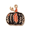 Thanksgiving Day Golden Tone Alloy Enamel Pendants ENAM-M002-02H-G-1