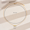 Stainless Steel Feather Pendant Necklaces for Women SH3868-2