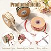 3 Rolls 3 Colors Braided Jute Twine OCOR-CJ0004-13-3