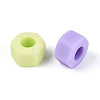 Rubberized Opaque Acrylic Beads SACR-T018-33M-3