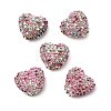 Sparkling Acrylic Heart Beads with Rhinestone Embellishment LS-OACR-NH0001-02A-02-1