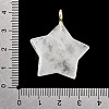 Natural Quartz Crystal Pendants G-Z157-01G-11-3