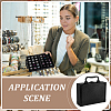Rectangle Aluminum Alloy with MDF Organizer Cases ODIS-WH0108-094B-5