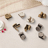 12Pcs 3 Colors Alloy Suspenders Replacement Clips No Sew Button Ends Adjustable Brace Clips For Overalls Pants Hats Garment BUTT-CY0001-35-7