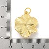 Rack Plating Brass Micro Pave Cubic Zirconia Pendants X-KK-C059-01G-3