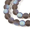 Frosted Transparent Glass Beads Strands LS-GLAA-T032-T8mm-MBB02-3
