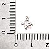 Brass Micro Pave Cubic Zirconia Pendants KK-D356-07H-P-3