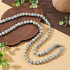 1 Strand Baking Paint Glass Beads Strands DGLA-TADJ0001-02C-4