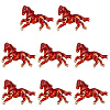 8Pcs Running Horse Enamel Pins JEWB-GA0001-56B-1