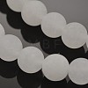 Natural White Jade Round Beads Strands G-D662-6mm-1