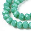 Opaque Solid Color Imitation Jade Glass Beads Strands EGLA-A044-P2mm-D31-3