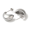 304 Stainless Steel Teardrop Stud Earrings for Wome EJEW-S237-01E-2