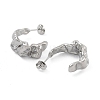 Non-Tarnish 304 Stainless Steel Stud Earrings EJEW-P258-47P-2