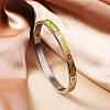 304 Stainless Steel Enamel Bangles FS-WG30162-11-1