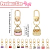 12Pcs Alloy Enamel Pendant Decorations HJEW-YW00397-3