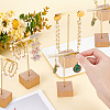 6Pcs 3 Sizes Iron T Bar Earring Display Stands EDIS-FG0001-78-3