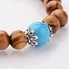 Wood Stretch Bracelets X-BJEW-JB02404-3