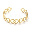 Golden 304 Stainless Steel Cuff Bangle for Women BJEW-C050-02A-G-2