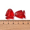 Transparent Glass Enamel Beads LAMP-U004-06-04-2