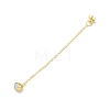 Brass Magnetic Clasp with Cable Safety Chain X-KK-F839-035G-2