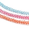 Transparent Painted Glass Beads Strands DGLA-A034-T2mm-A11-3