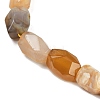 Natural Yellow Botswana Agate Beads Strands G-F796-C05-01-4