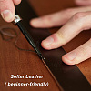 Flat Microfiber Imitation Leather Cord LC-WH0006-07A-04-6