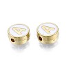 Alloy Enamel Beads ENAM-N052-006-01A-RS-3