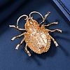 Beatles Alloy Rhinestone Brooches for Backpack Clothes PW-WGB4875-01-4