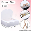 Folding Paper Gift Boxes with Ribbon LS-CON-WH20001-11C-01-2
