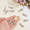 10Pcs Alloy Swivel Lobster Claw Clasps FIND-HY0005-47P-3