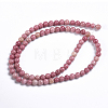Natural Rhodonite Beads Strands G-I189-01-2