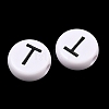 Opaque Acrylic European Beads AC-CBA3BDD-01T-2