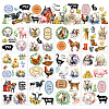 12 Sheets 12 Style PVC Stickers DIY-WH0570-002-1