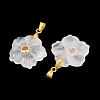 Natural Quartz Crystal Carved Pendants G-A315-01G-01-2