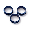201 Stainless Steel Grooved Finger Ring Settings STAS-TAC0001-10A-L-4
