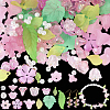 DIY Leaf Flower Findings Kits DIY-PA0001-64D-1