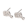 304 Stainless Steel Stud Earring Findings SA-CBA4E98-01A-P-1