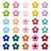 30Pcs 15 Colors Baking Paint Opaque Acrylic Beads MACR-TA0003-04-3