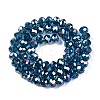 Electroplate Glass Beads Strands LS-EGLA-A034-T8mm-B25-3