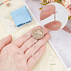 10Pcs 925 Sterling Silver Round Flat Pad Stud Earring Findings DIY-BBC0001-80-3