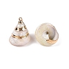 Natural Sea Shell Pendants SSHEL-N038-58A-2