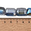 Electroplated Glass Beads EGLA-H002-A-11-4
