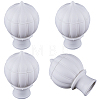 Plastic Curtain Rod Heads FIND-WH0021-32B-1