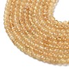 Natural Yellow Garnet Beads Strands G-Z129-C01-5mm-02-4