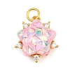 Alloy Pendants ALRI-D304-04G-1